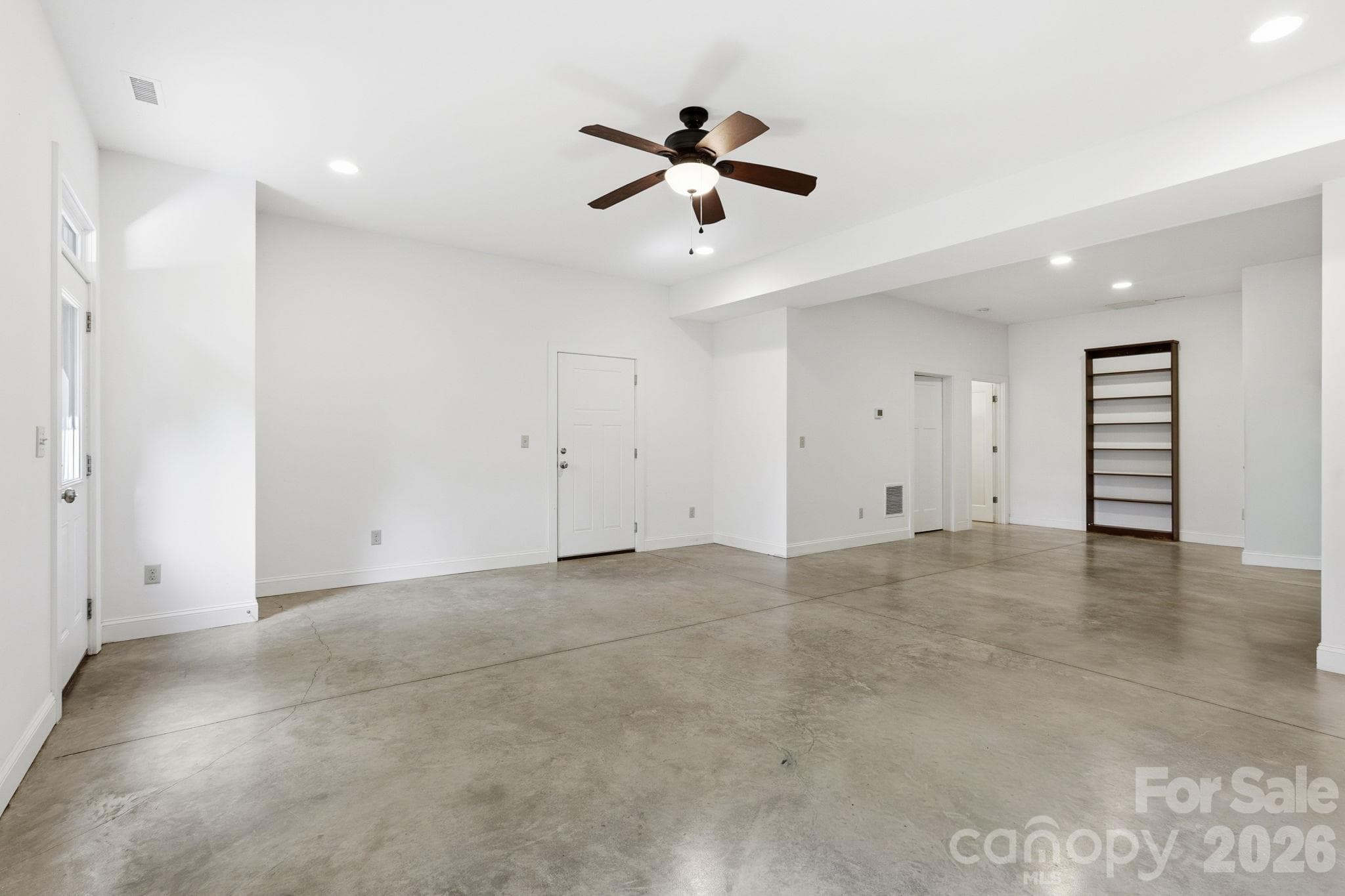 Basement Level Great Room access to 2 Car Garage - 39 Williams Cove Road, Black Mountain