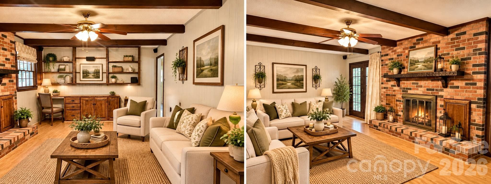 CHAT GPT PAINTED WALL RENDERING AND STAGED,LIVING ROOM AREA - 620 Mcdowell Drive, Chester
