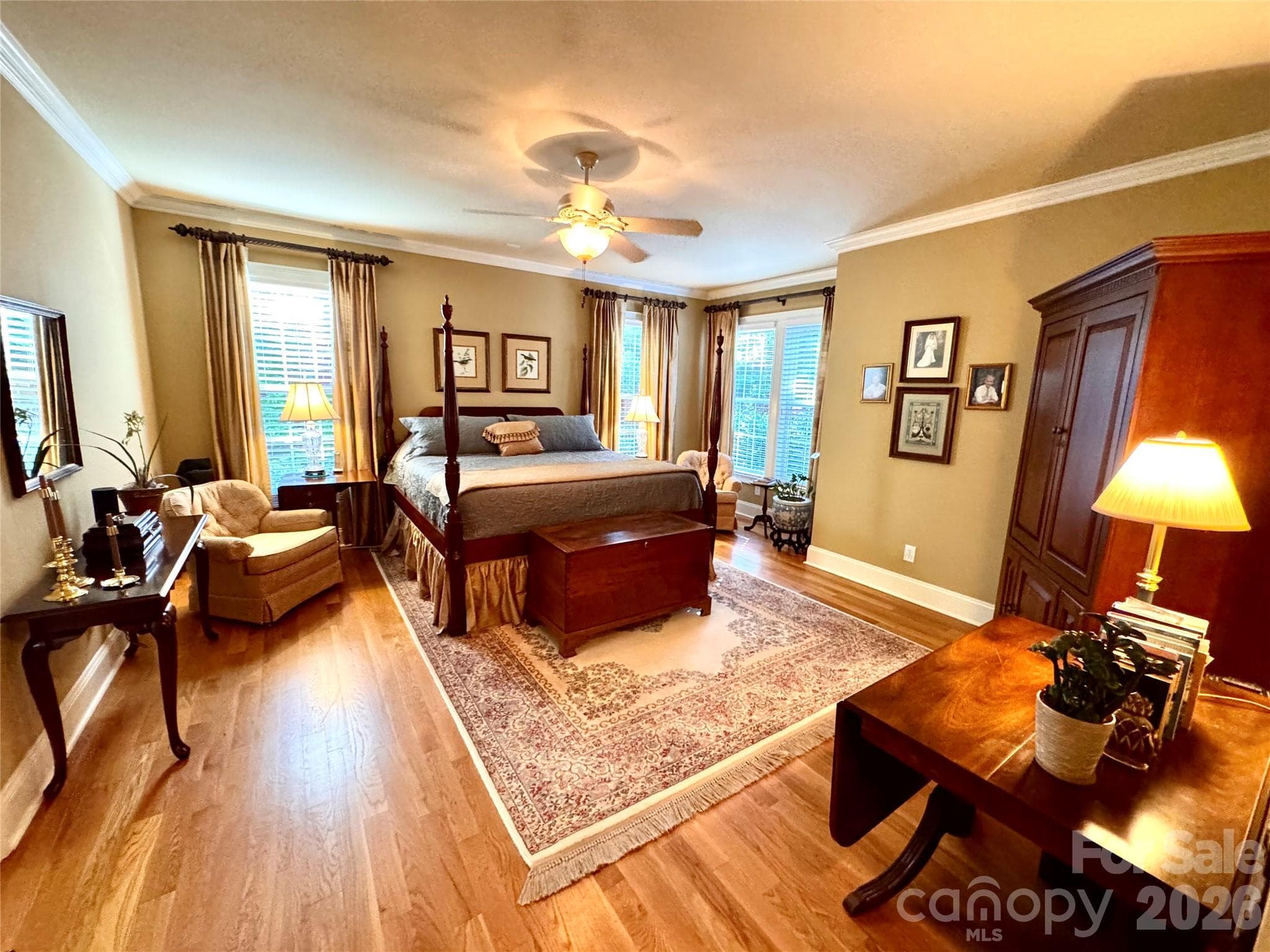 Primary bedroom on the main level - 2909 Donegal Drive, Kannapolis