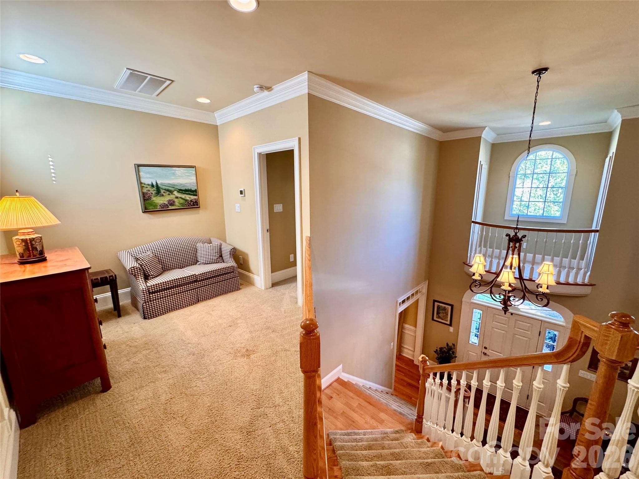 Upstairs loft with small balcony area across the foyer - 2909 Donegal Drive, Kannapolis