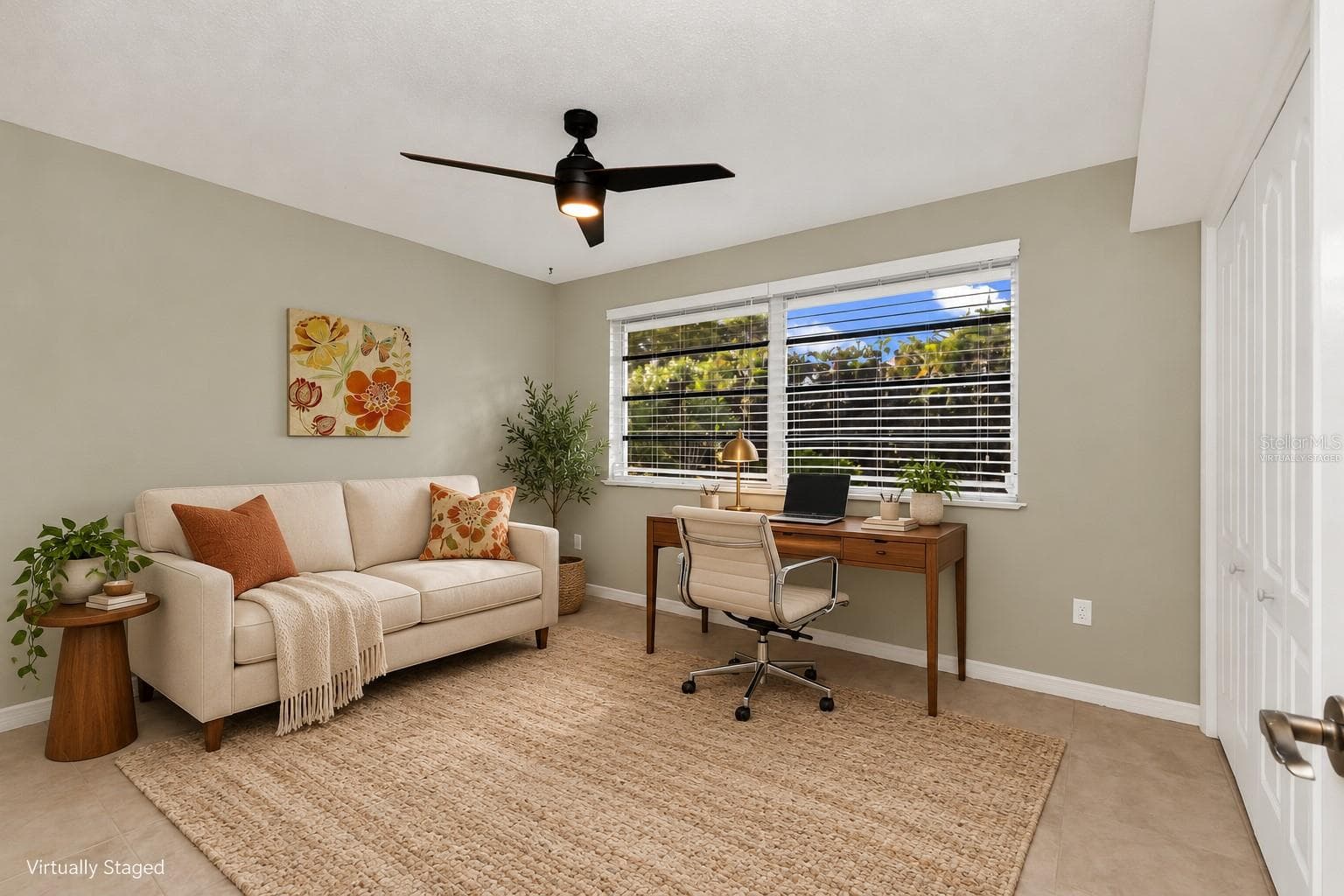 3rd bedroom has been virtually staged. - 1311 TUSCANY DR, PUNTA GORDA