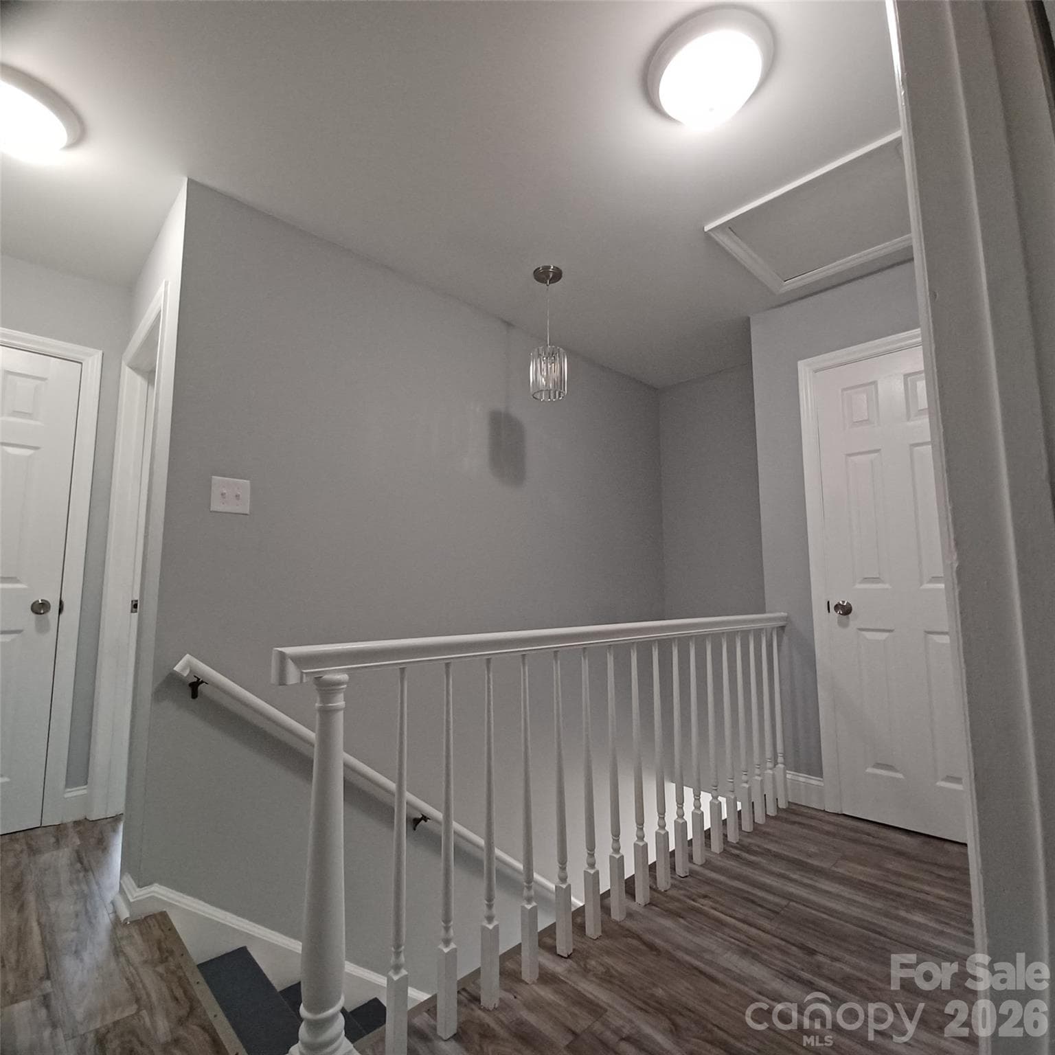 Stairway leading to front entry - 5717 Ruth Drive, Charlotte