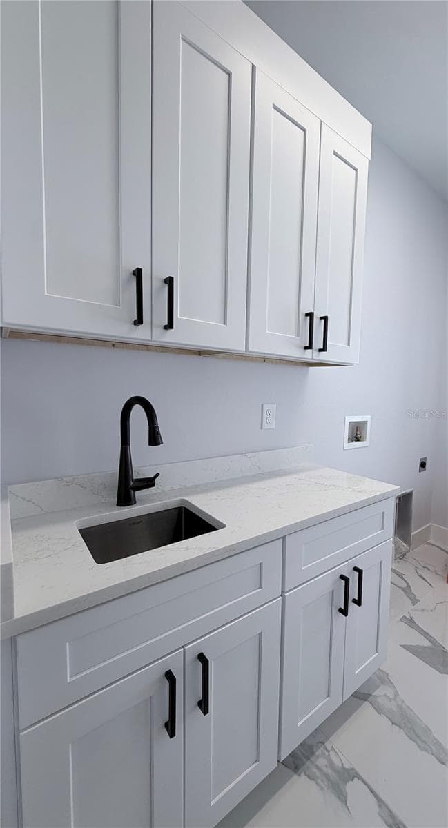 Laundry Room with Sink and Cabinets - 2675 YACOLT AVE, NORTH PORT
