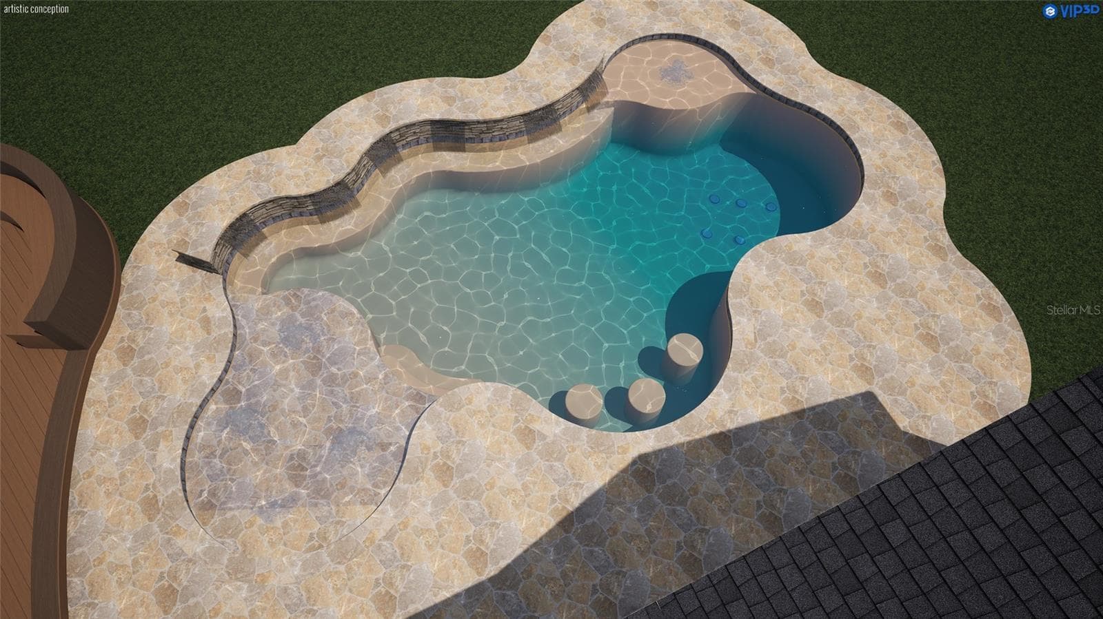 Pool Rendering – For Illustrative Purposes Only - 713 MAIN ST, WINDERMERE