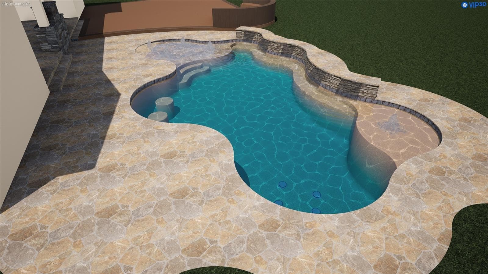 Pool Rendering – For Illustrative Purposes Only - 713 MAIN ST, WINDERMERE