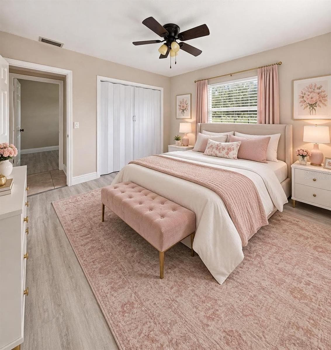 Bedroom 2 virtually staged - 5106 THONOTOSASSA RD, PLANT CITY