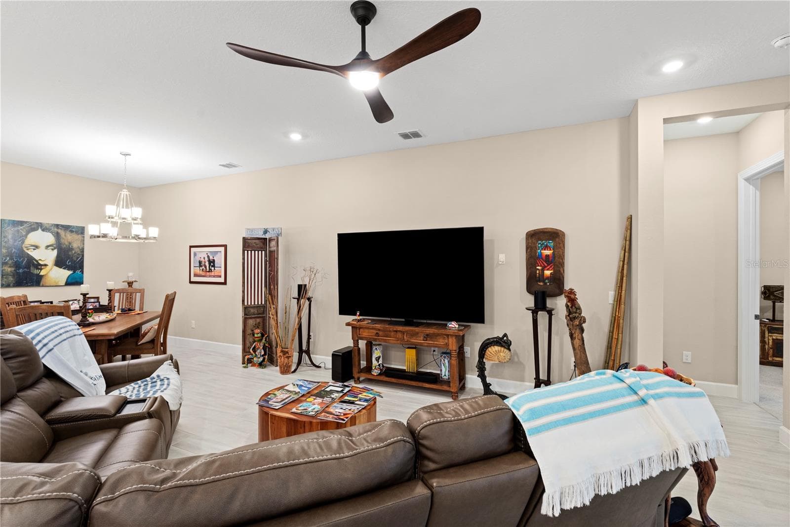 Family Room/Formal Dining - 5229 CASERTA CT, PALMETTO