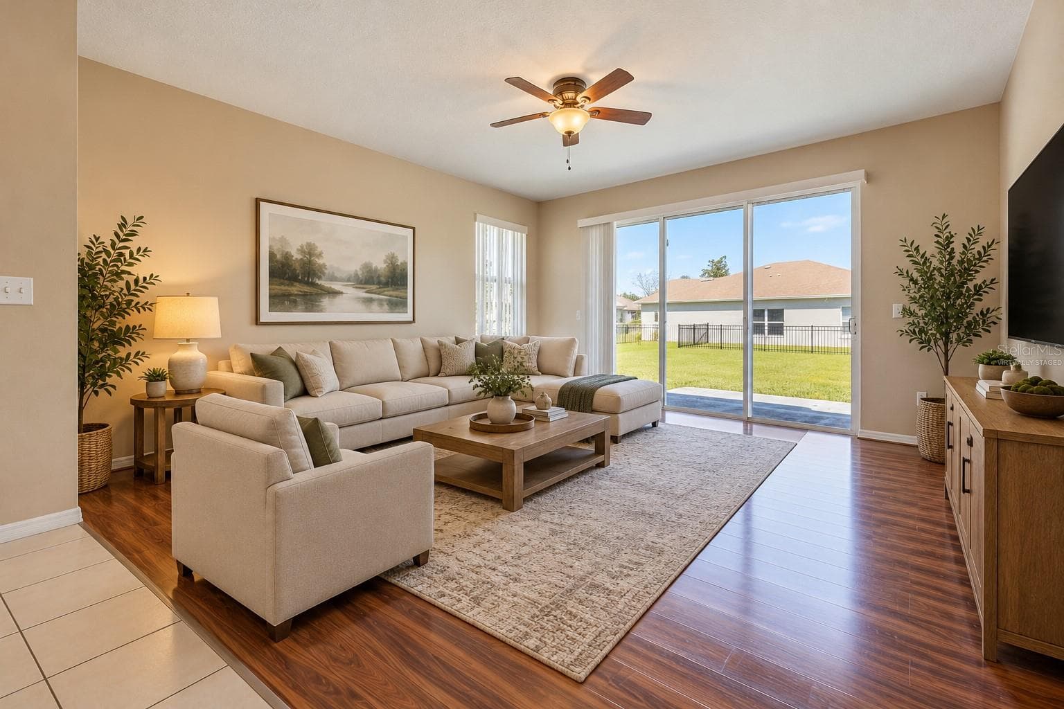 Family Room - Virtually Staged - 10328 CELTIC ASH DR, RUSKIN