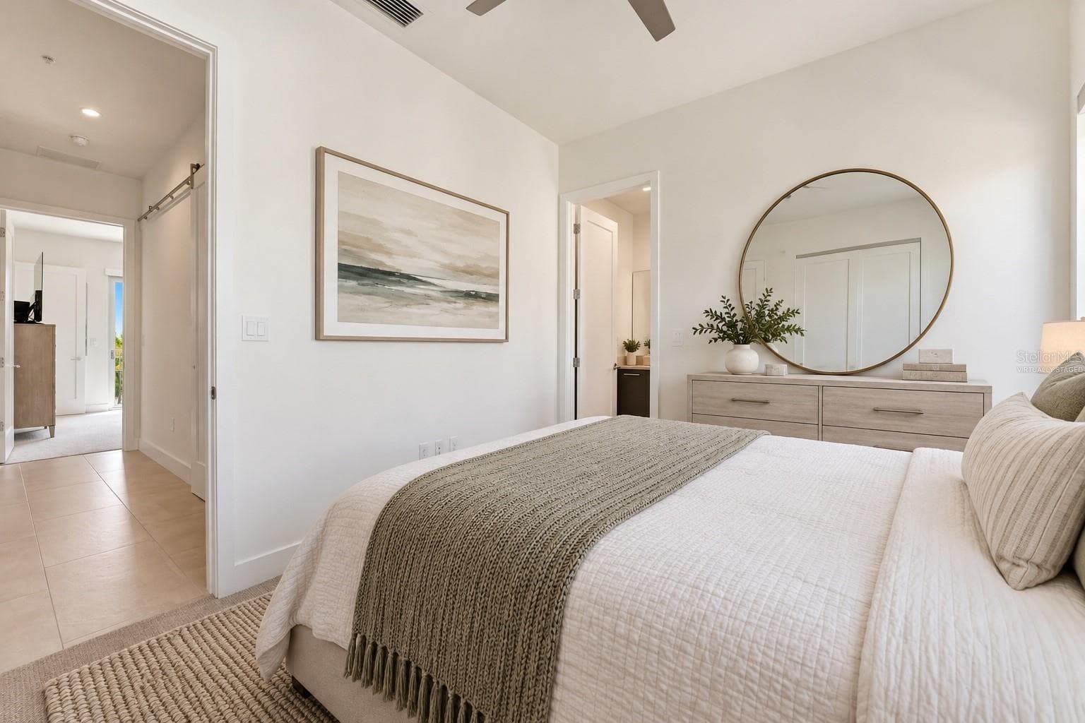 Virtually Staged Guest Bedroom - 620 RAWLS AVE, SARASOTA