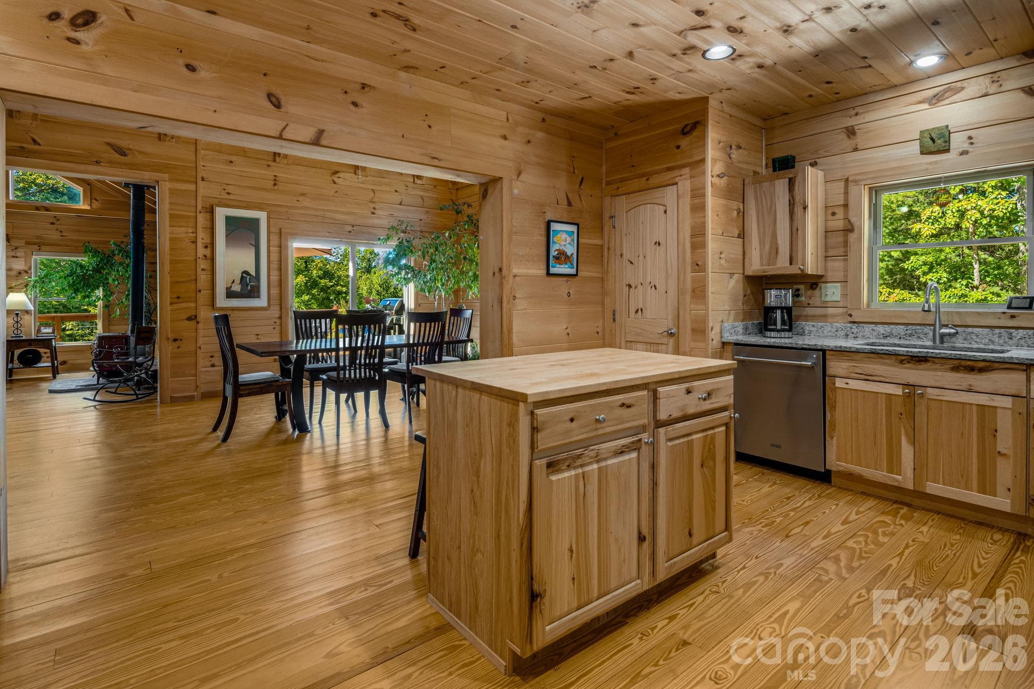 View from Main Entrance and Pantry Door - 576 Pheasant Street, Lake Lure