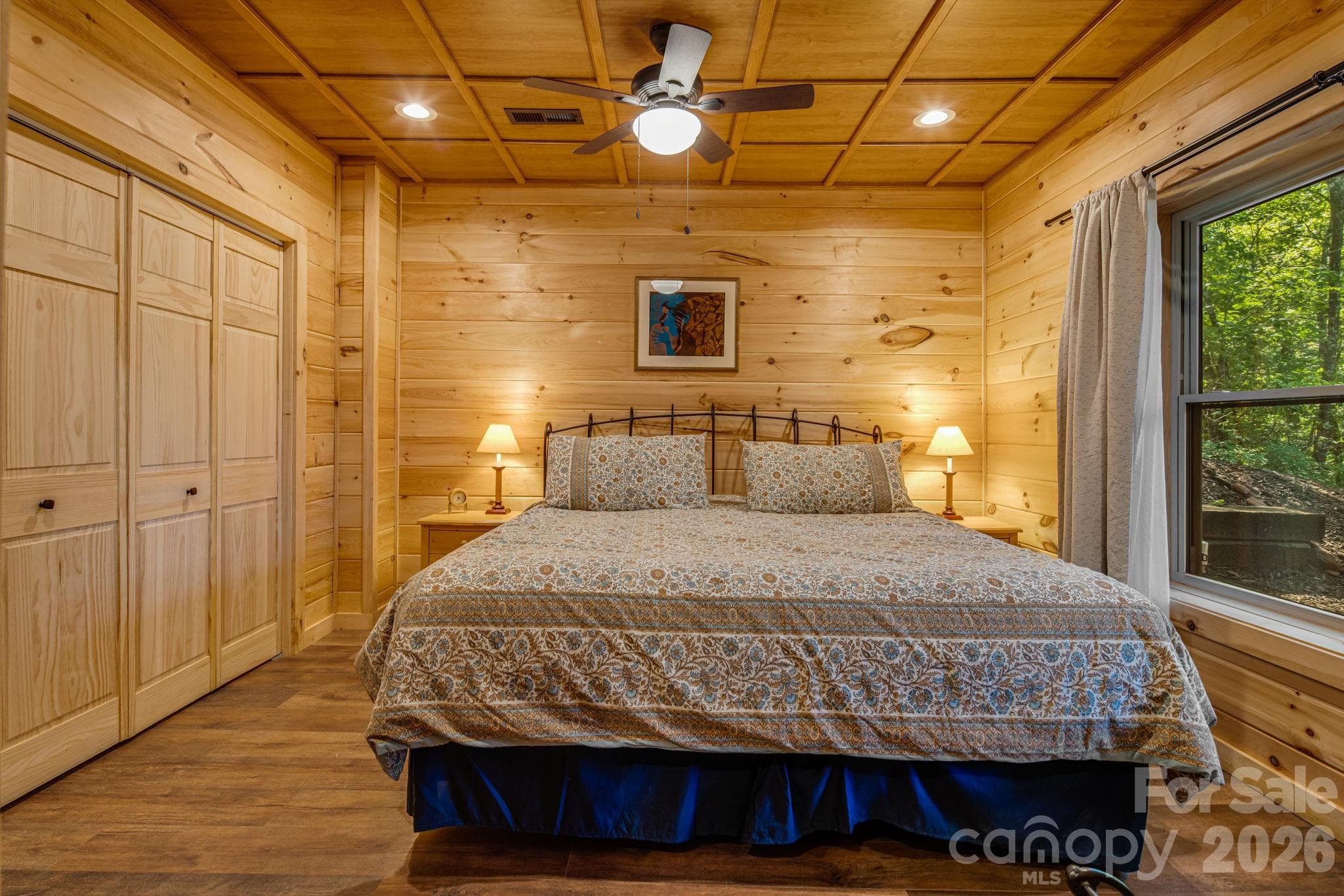 Basement Sleeping Area (king bed in pic) - 576 Pheasant Street, Lake Lure