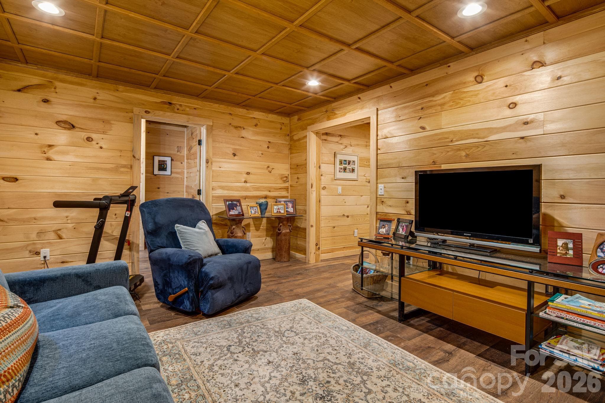 Basement Living Room - 576 Pheasant Street, Lake Lure