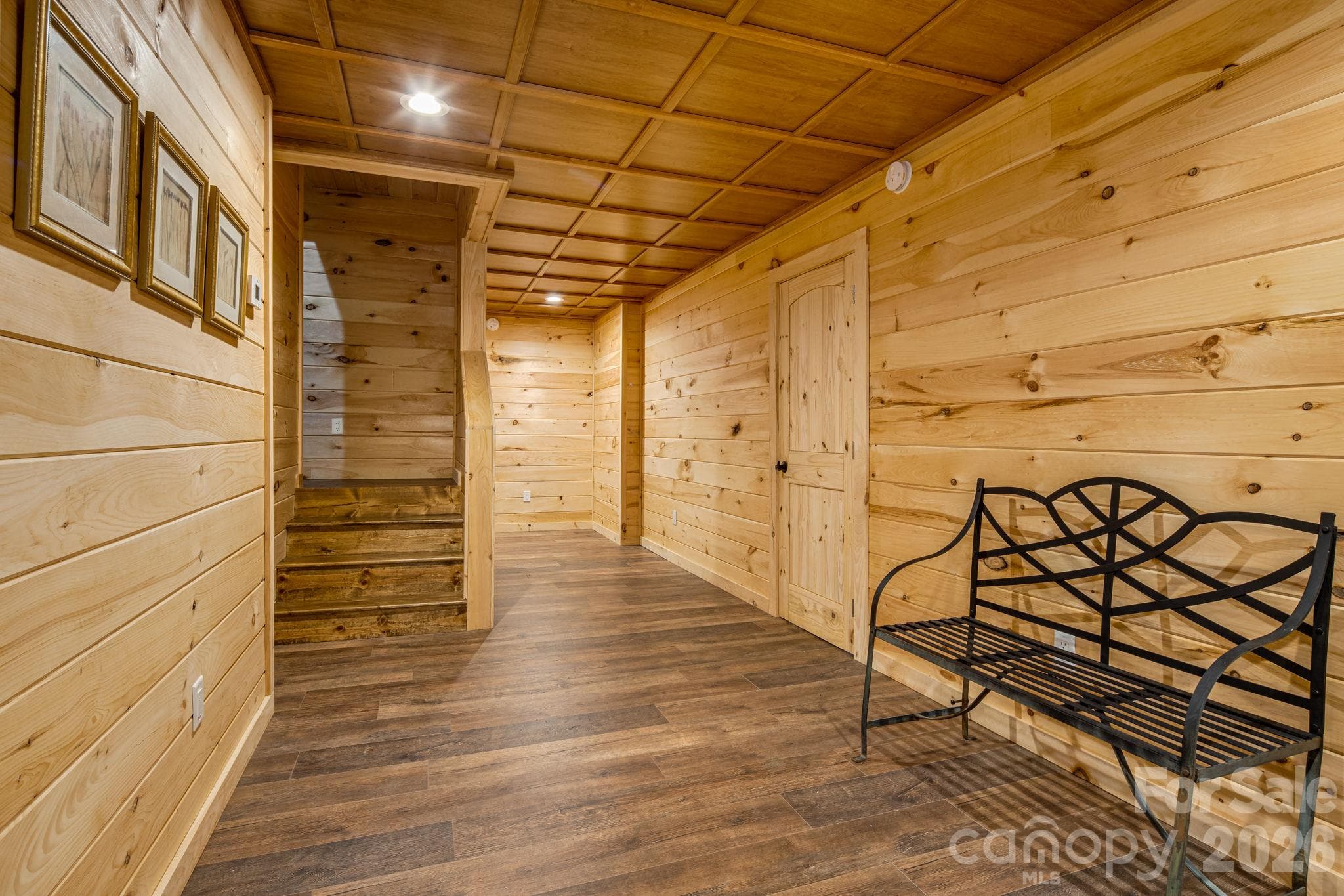 Basement Hall and Landing to Upstairs - 576 Pheasant Street, Lake Lure