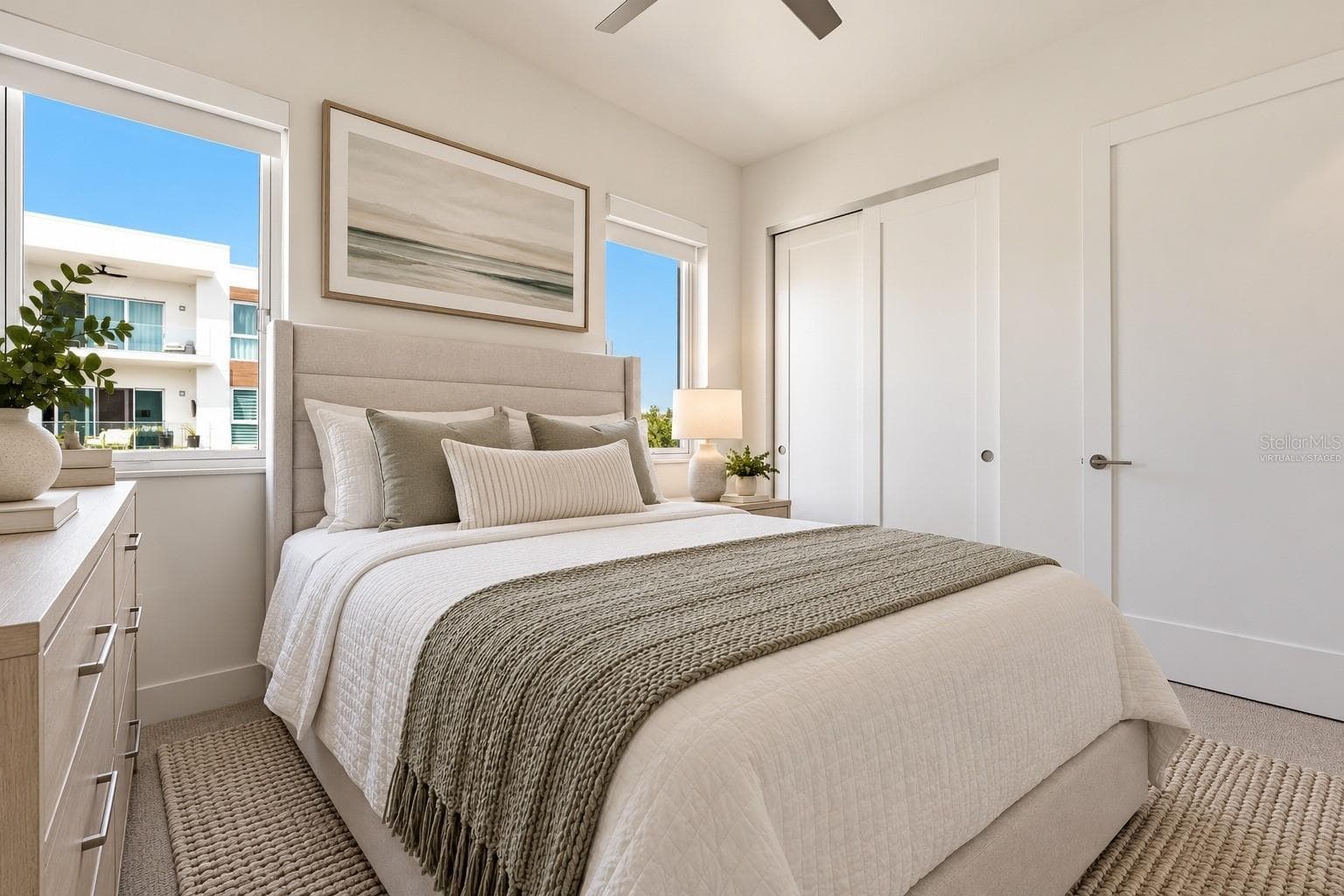 Virtually Staged Guest Bedroom - 620 RAWLS AVE, SARASOTA