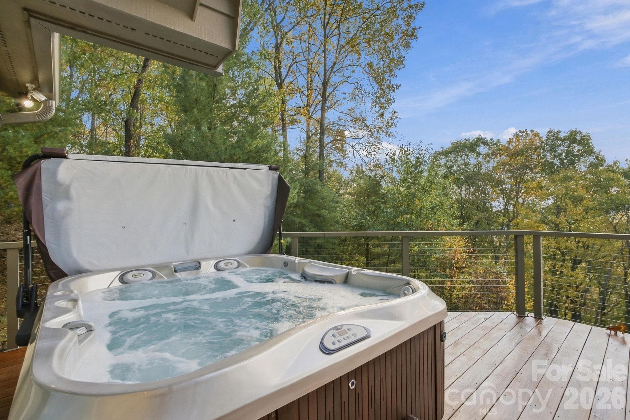 Hot tub to sit and enjoy the mountain views - 1206 River Stone Drive, Laurel Springs