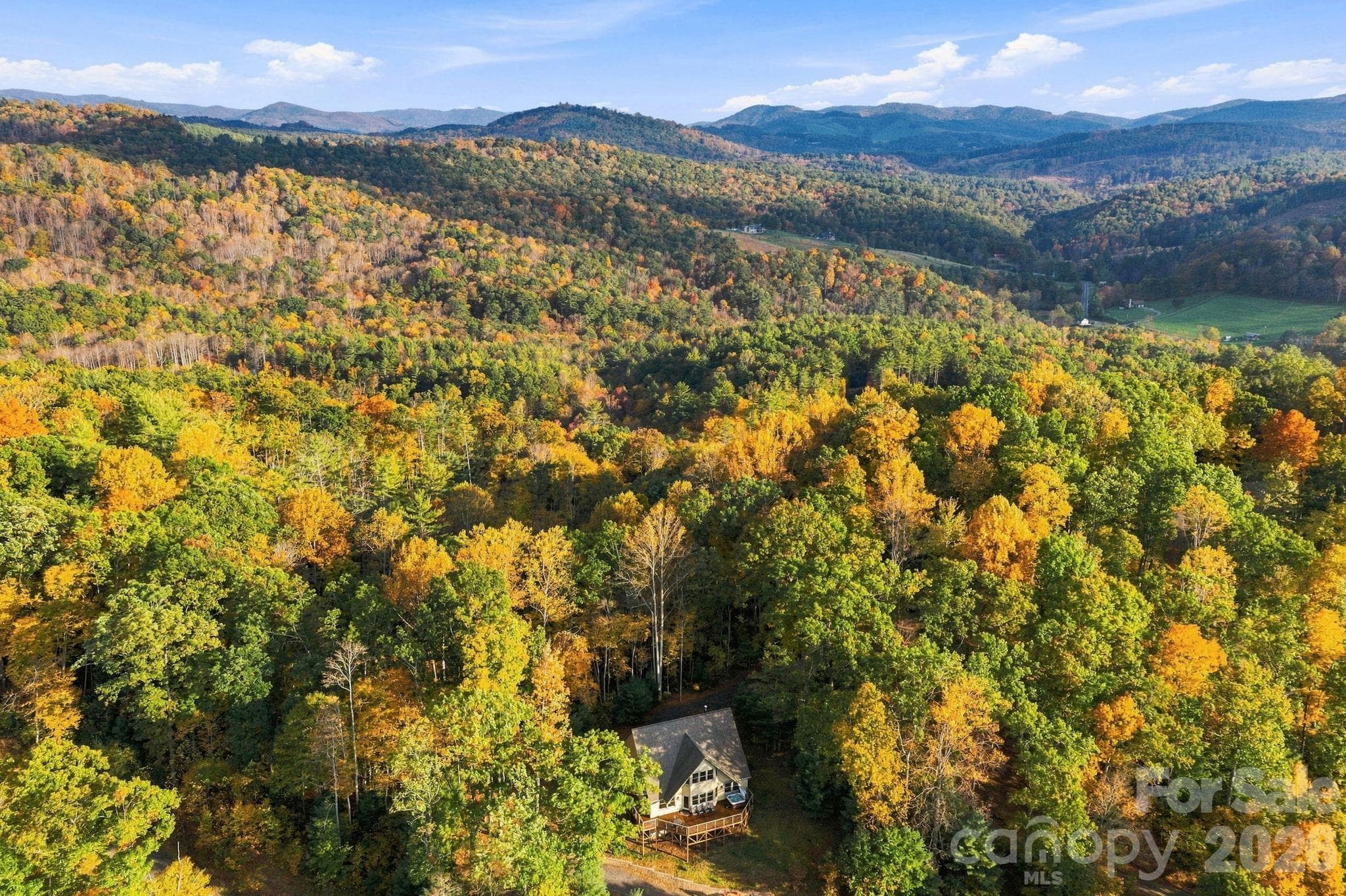 Ariel view of the home - 1206 River Stone Drive, Laurel Springs