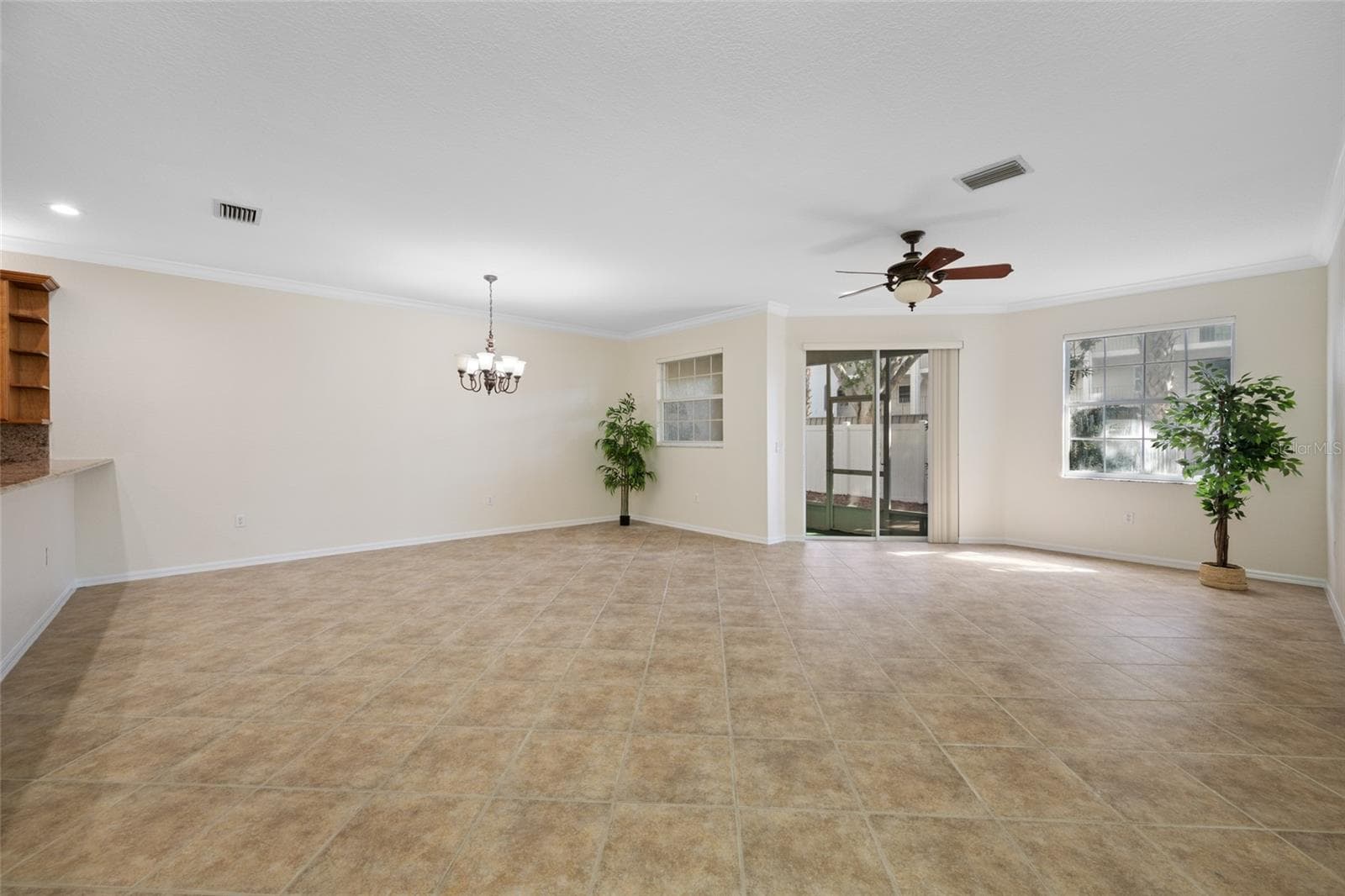 View From Great Rm to Dining Rm &  Lanai! - 9719 TAYLOR ROSE LN, SEMINOLE