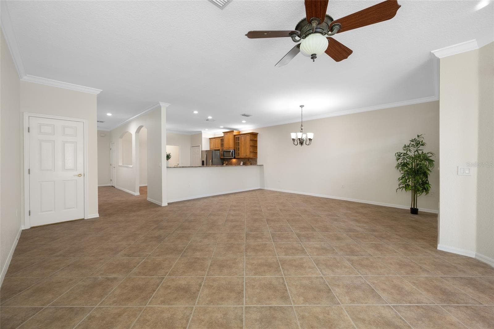 Reverse View of Great Rm to Dining Rm & Kitchen! - 9719 TAYLOR ROSE LN, SEMINOLE