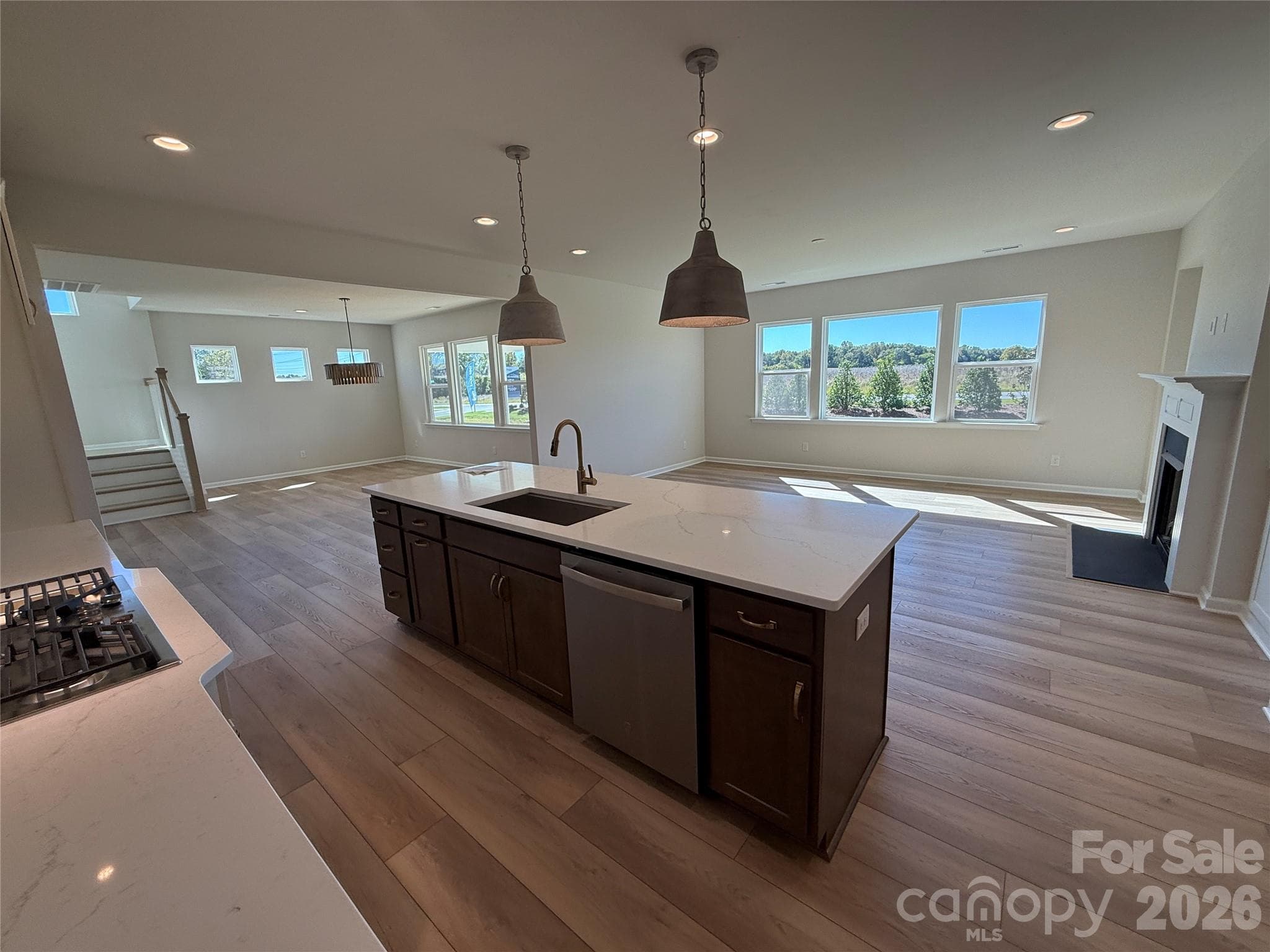 Kitchen/Family Room/Dining - 4709 Hopsack Drive, Indian Trail