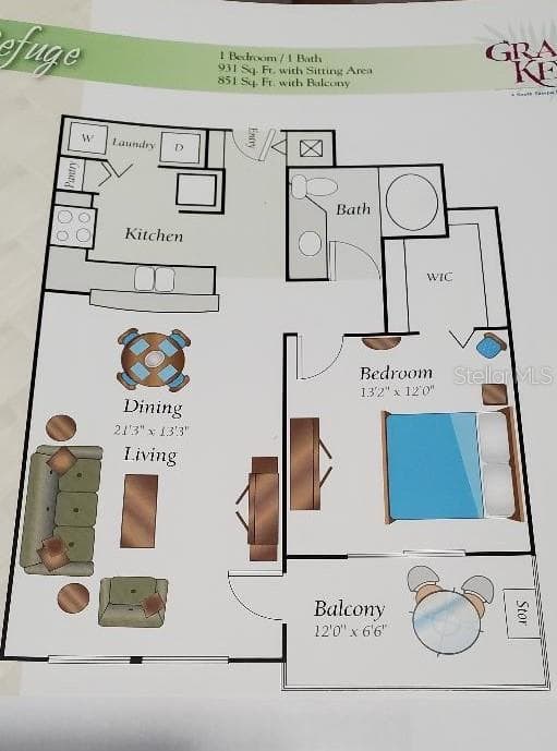 FLOORPLAN - 4207 S DALE MABRY HWY S #5109, TAMPA