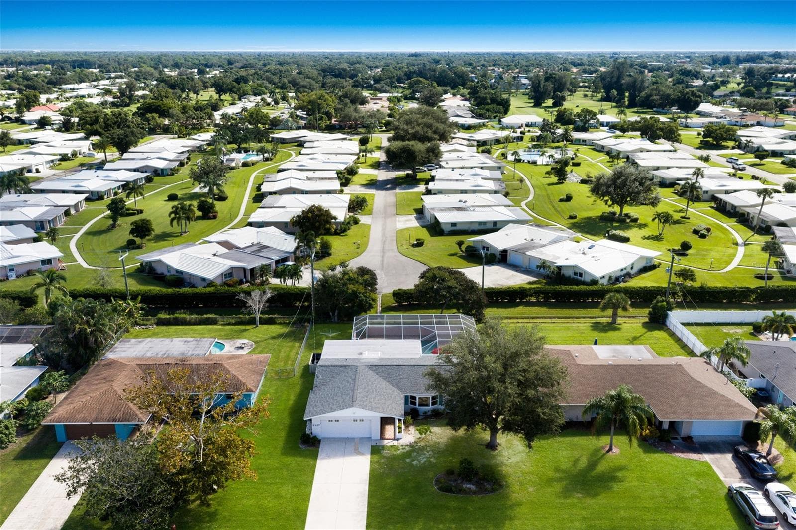 Aerial - 3327 S LOCKWOOD RIDGE RD, SARASOTA