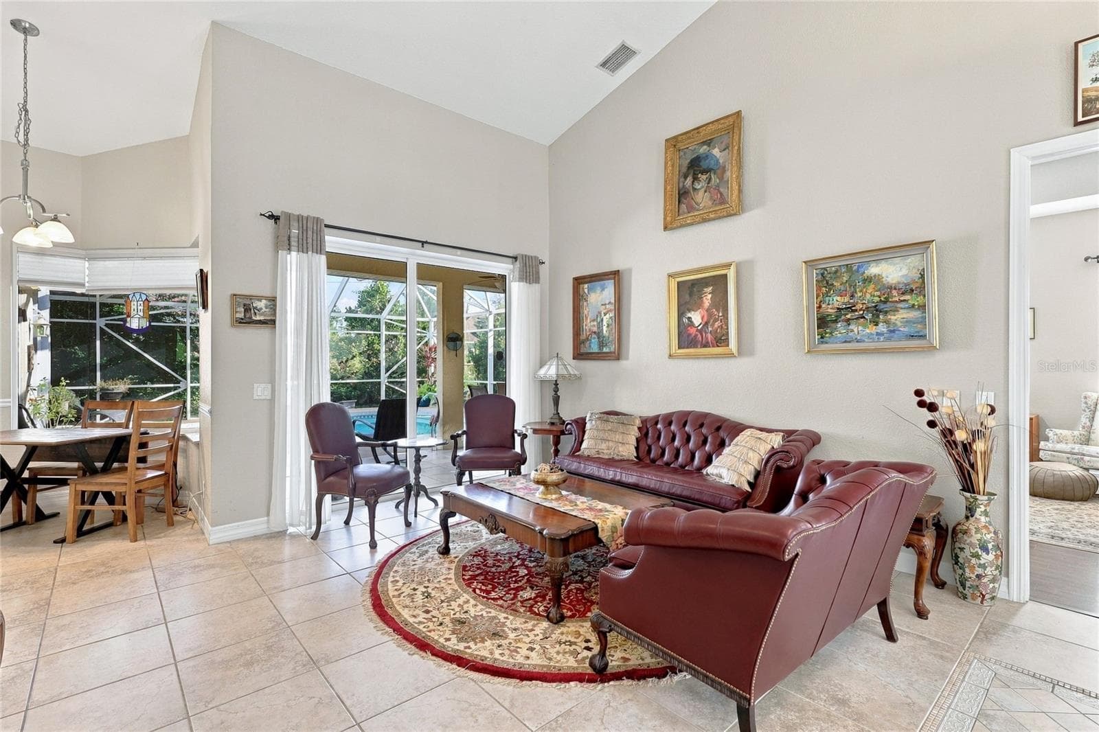 Living Room with lanai access - 4364 SKYWAY AVE, NORTH PORT