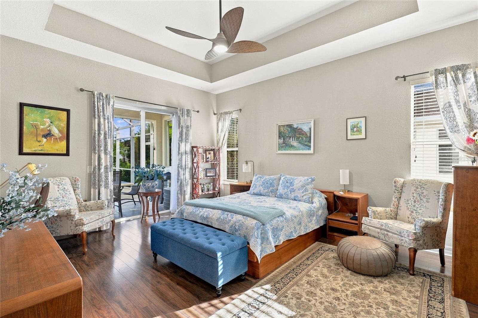 Master Bedroom with own access to the lanai - 4364 SKYWAY AVE, NORTH PORT