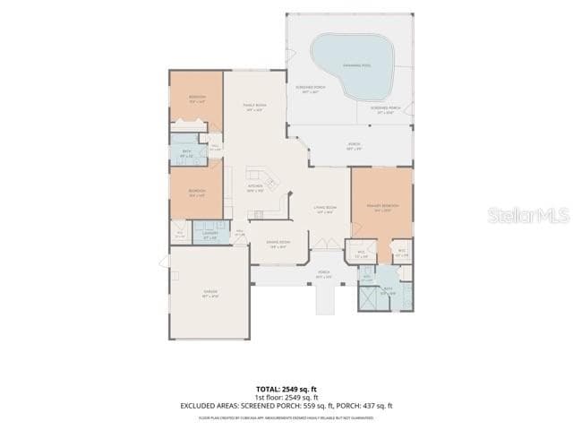 Floor plan - 4364 SKYWAY AVE, NORTH PORT