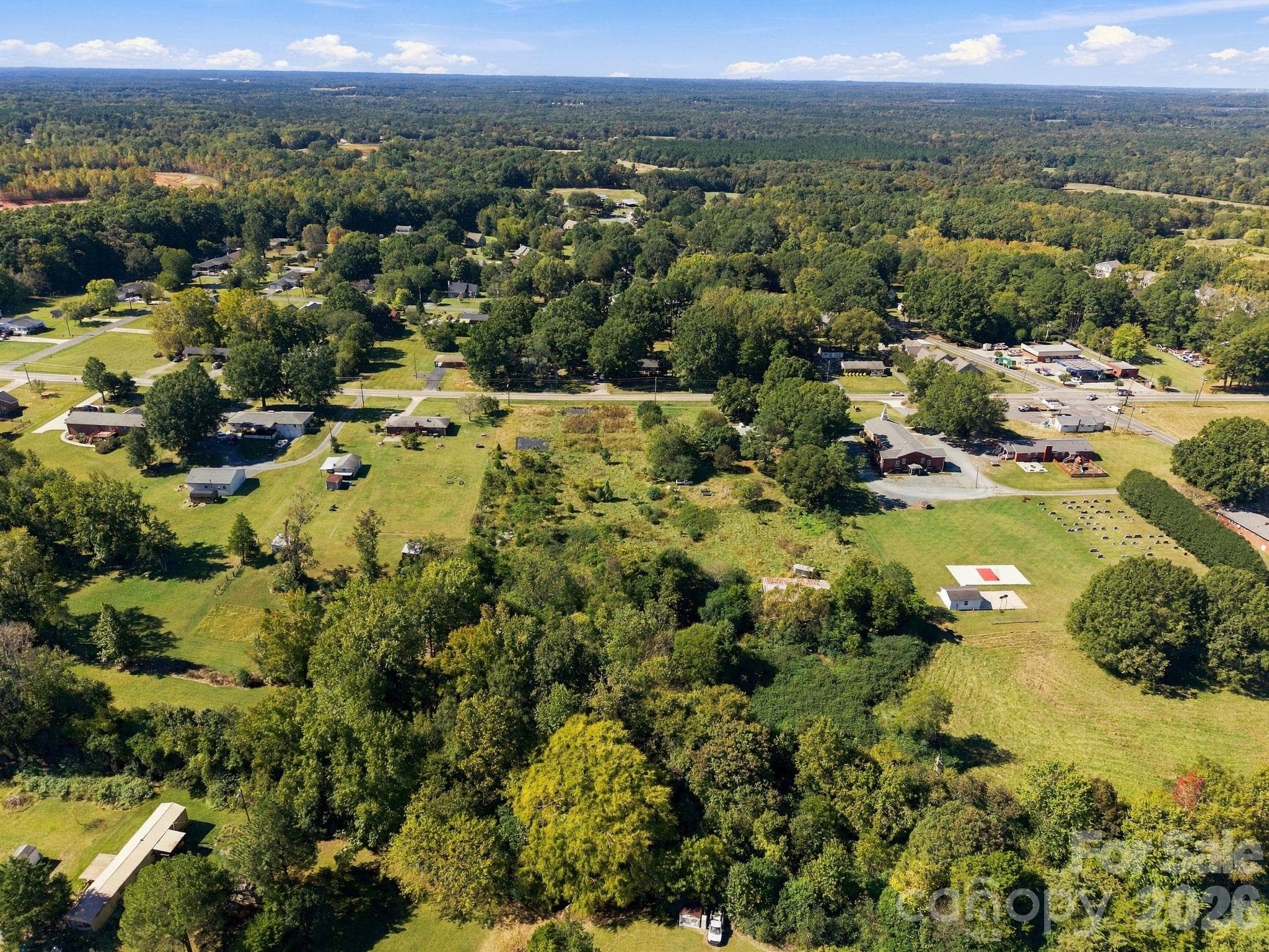 Aerial of all the lots and home - 816 Central Avenue, Locust