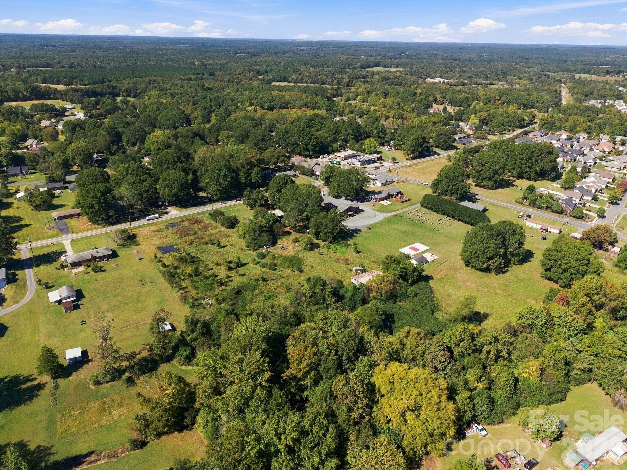 Aerial of all the lots and home - 816 Central Avenue, Locust