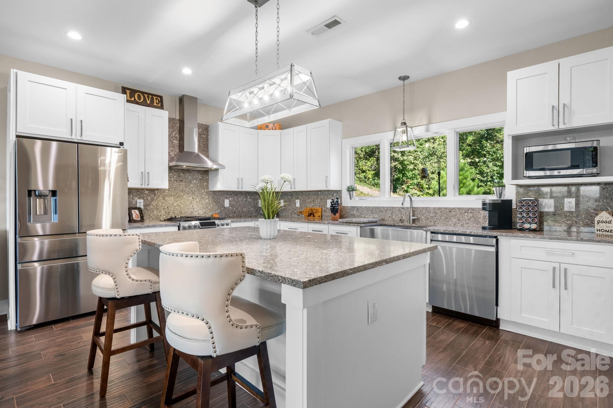 Beautiful cabinetry, granite coutners - 3353 Rock Creek Road, Morganton