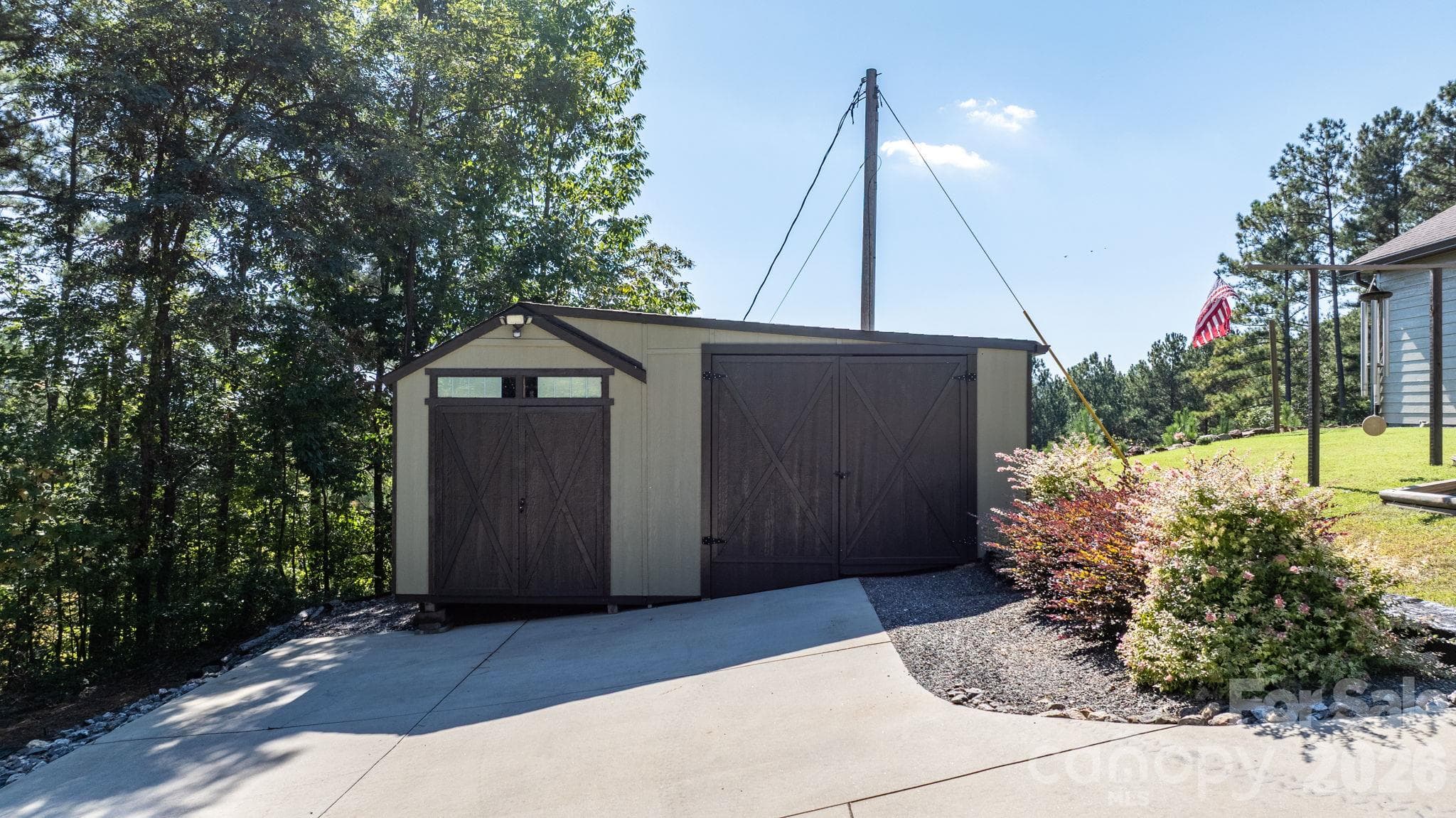 Garden tools shed  and ATV garage - 3353 Rock Creek Road, Morganton