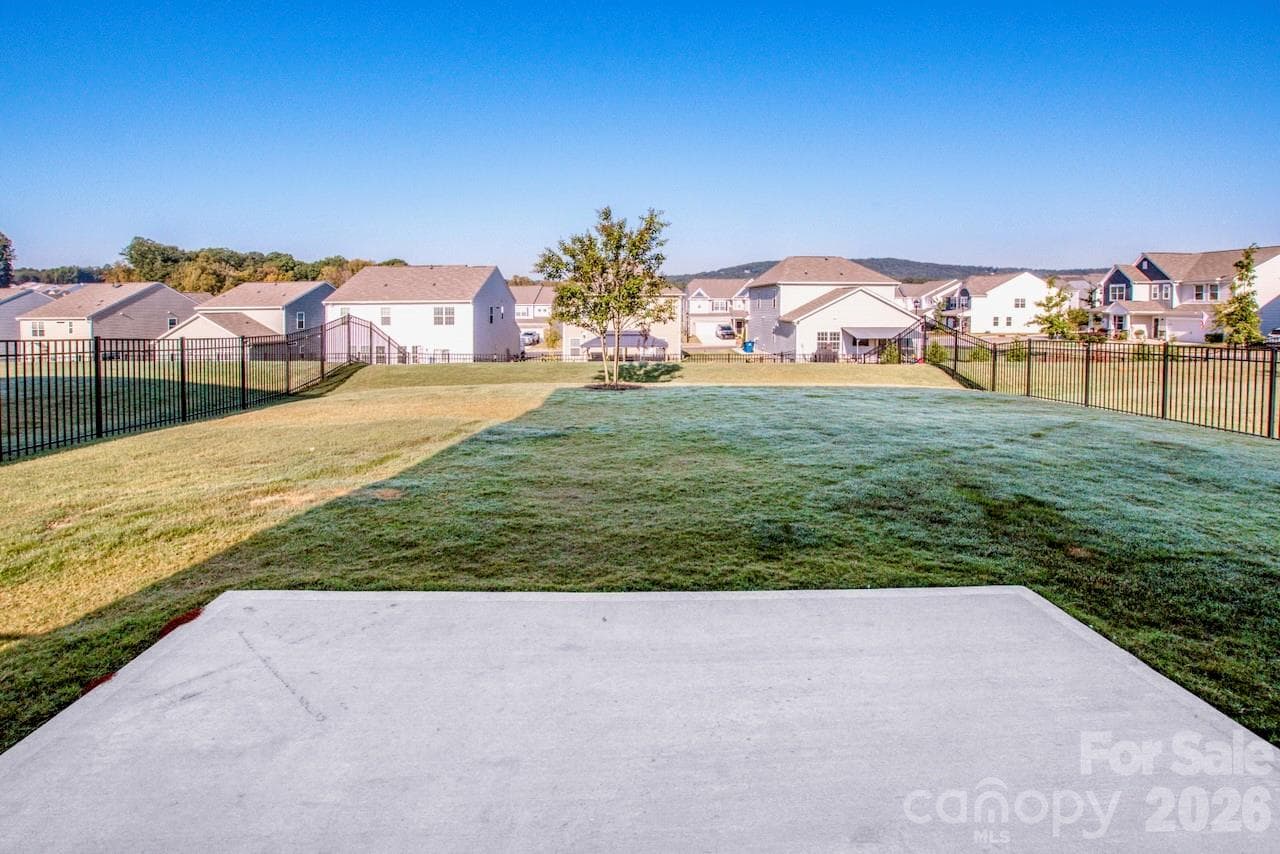 View of Backyard from Patio - 1944 Lowland Shade Court, Maiden