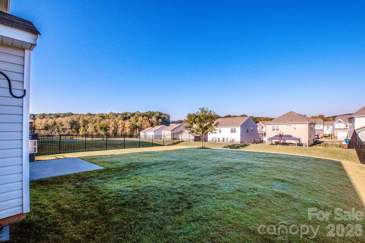 Yard with Fence - 1944 Lowland Shade Court, Maiden