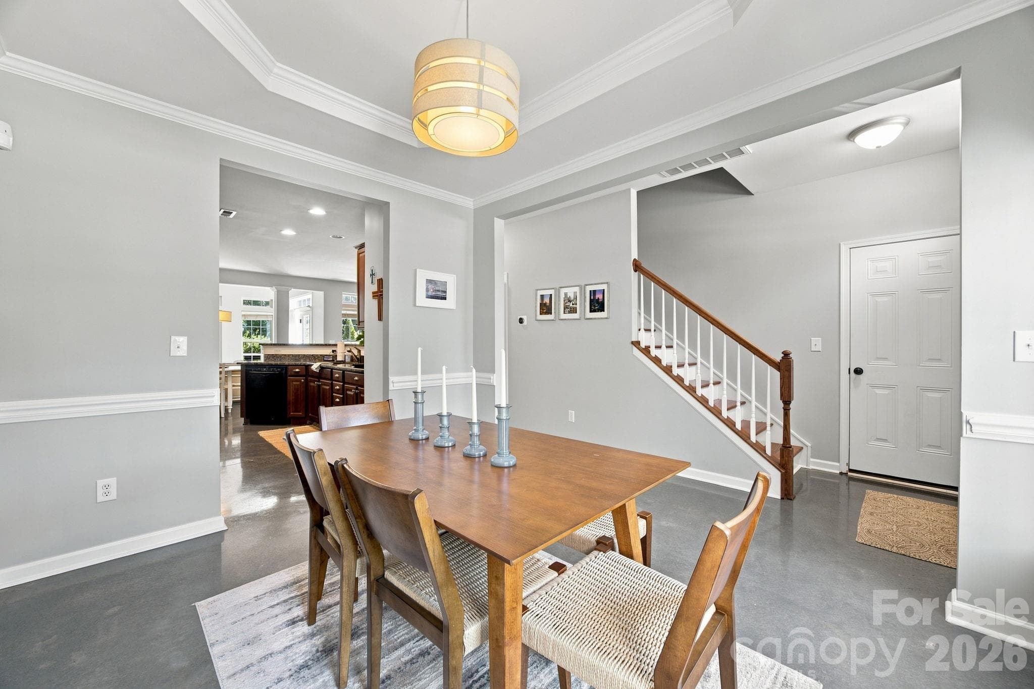 Dining Room with Tray Ceiling 2335 Whitford LaneCharlotte NC 28210 - 2335 Whitford Lane, Charlotte