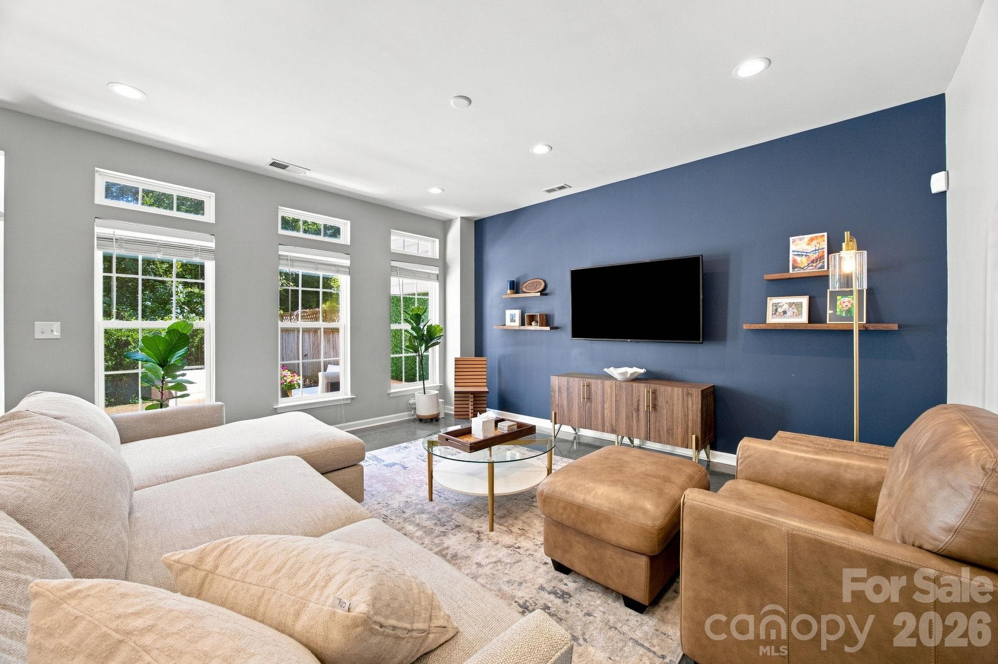 Great Room with Accent Wall2335 Whitford LaneCharlotte NC 28210 - 2335 Whitford Lane, Charlotte