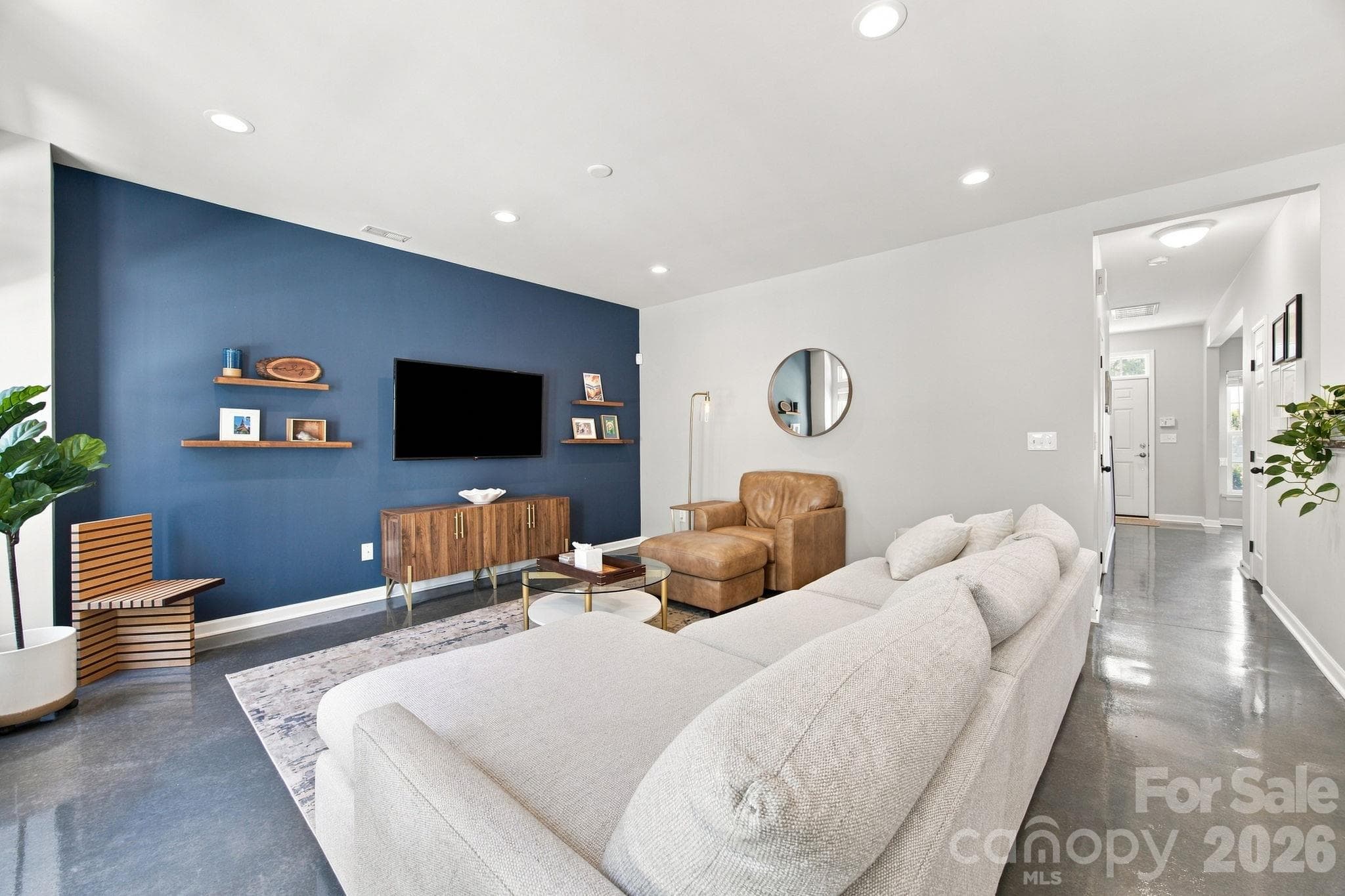 Great Room with Accent Wall2335 Whitford LaneCharlotte NC 28210 - 2335 Whitford Lane, Charlotte