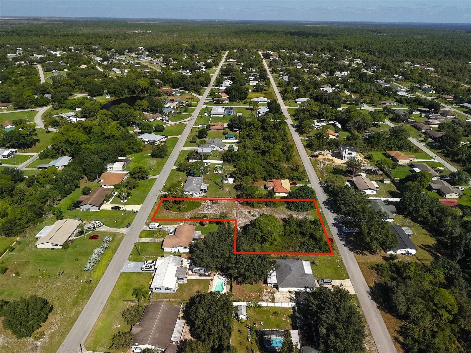 Dual paved road frontage access. - 1617 OAK AVE, LAKE PLACID
