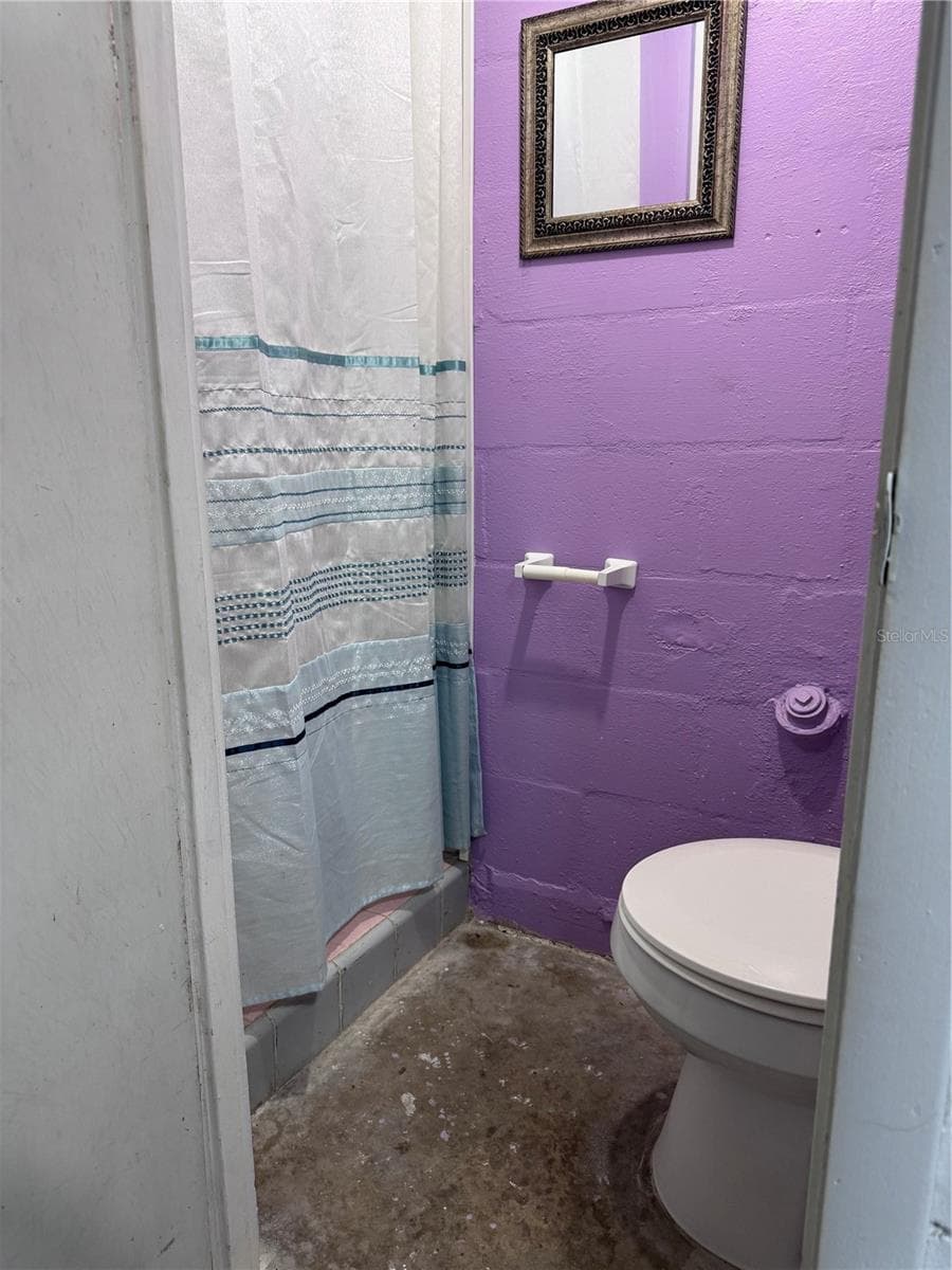 Half Bathroom located in the garage - 1709 EATON DR NE, CLEARWATER