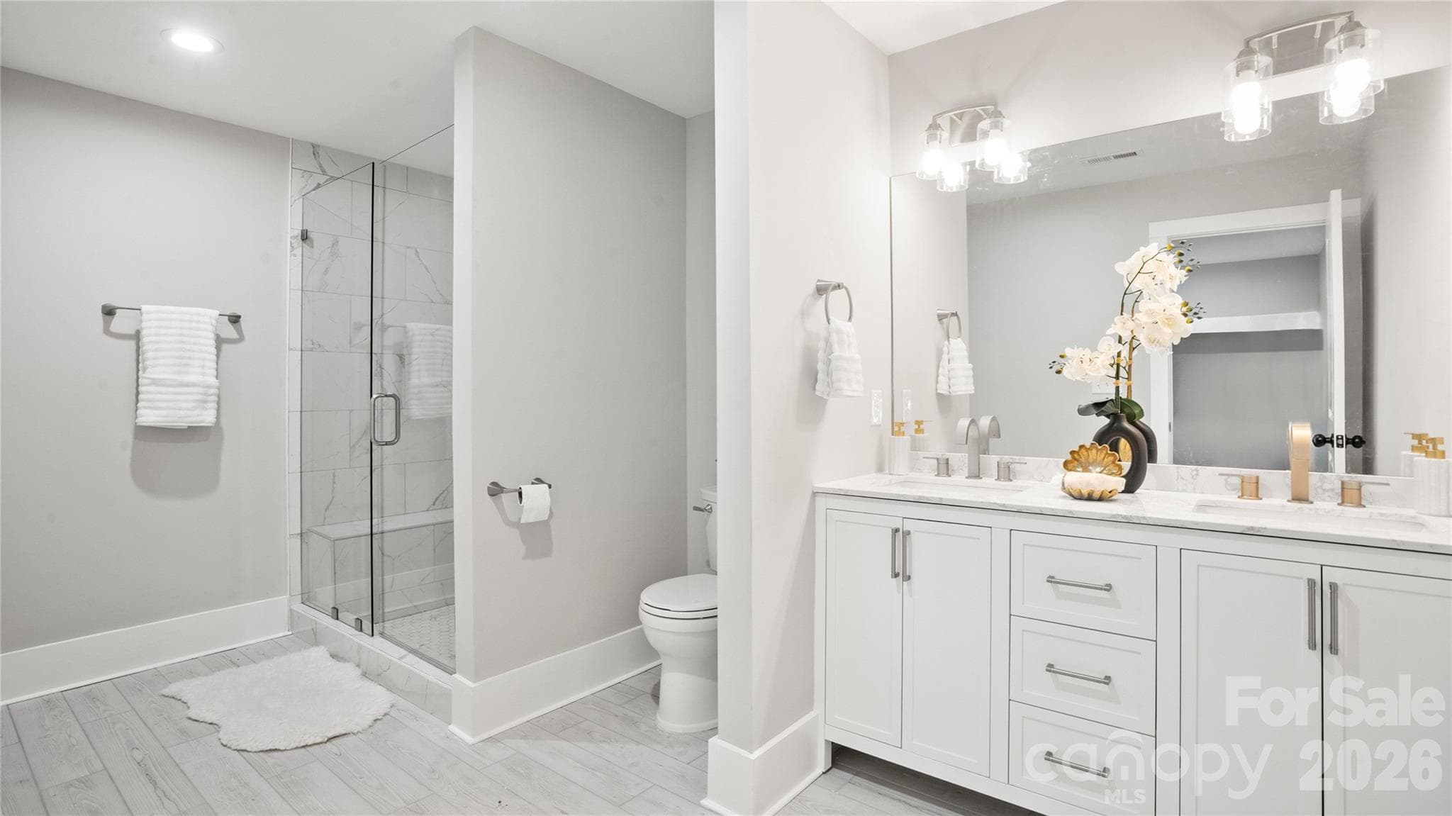 Primary Bathroom - 211 Tournament Drive SW, Concord