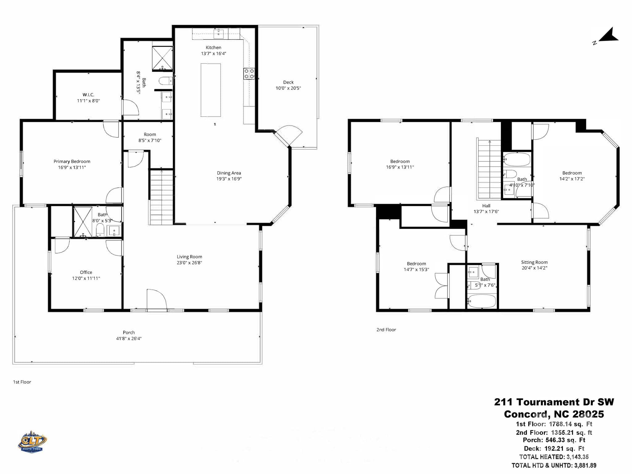 Floorplan - 211 Tournament Drive SW, Concord