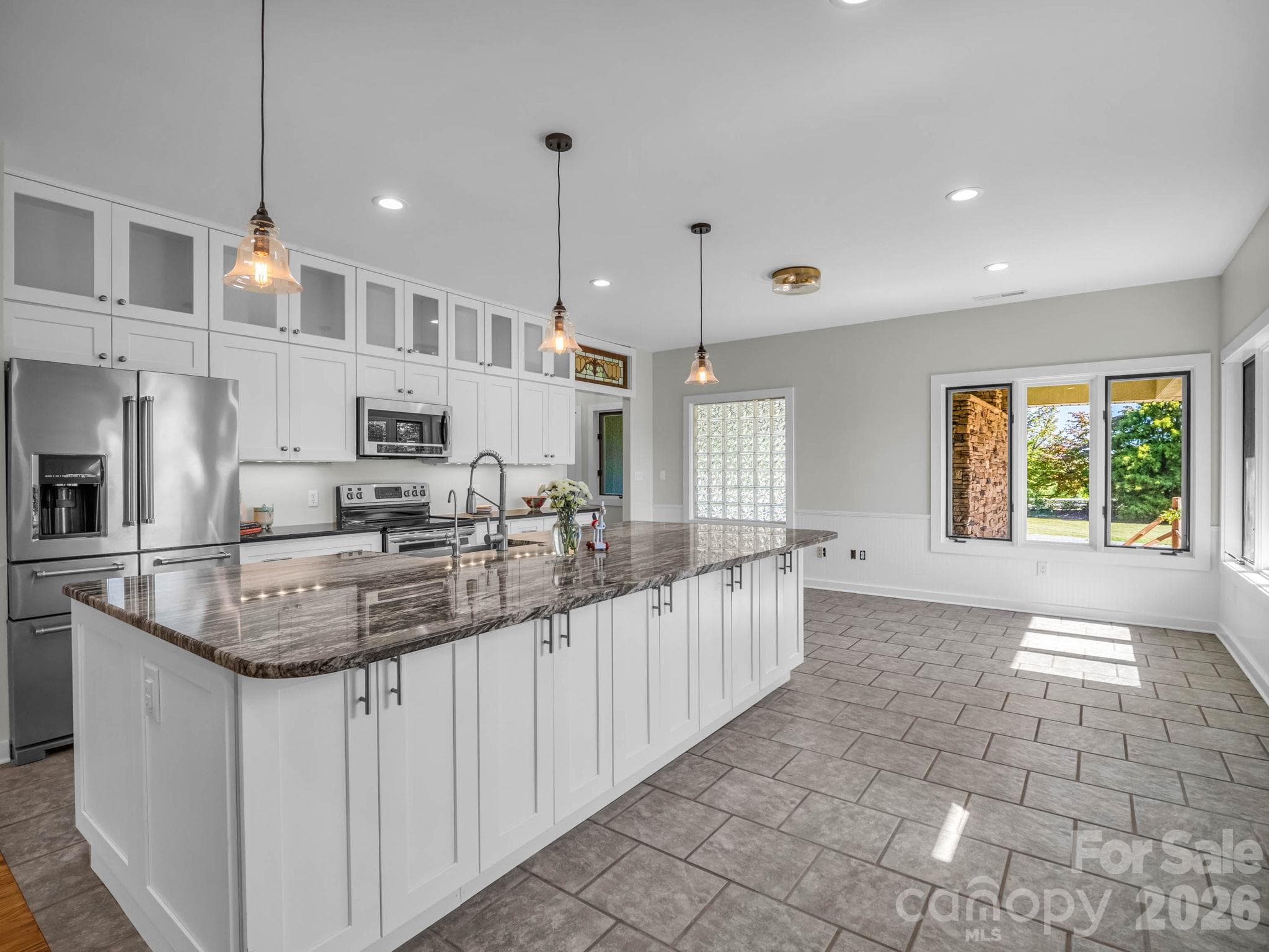 Dining Nook - Enjoy mornings as the light streams in! - 401 Over Hill Drive, Tryon