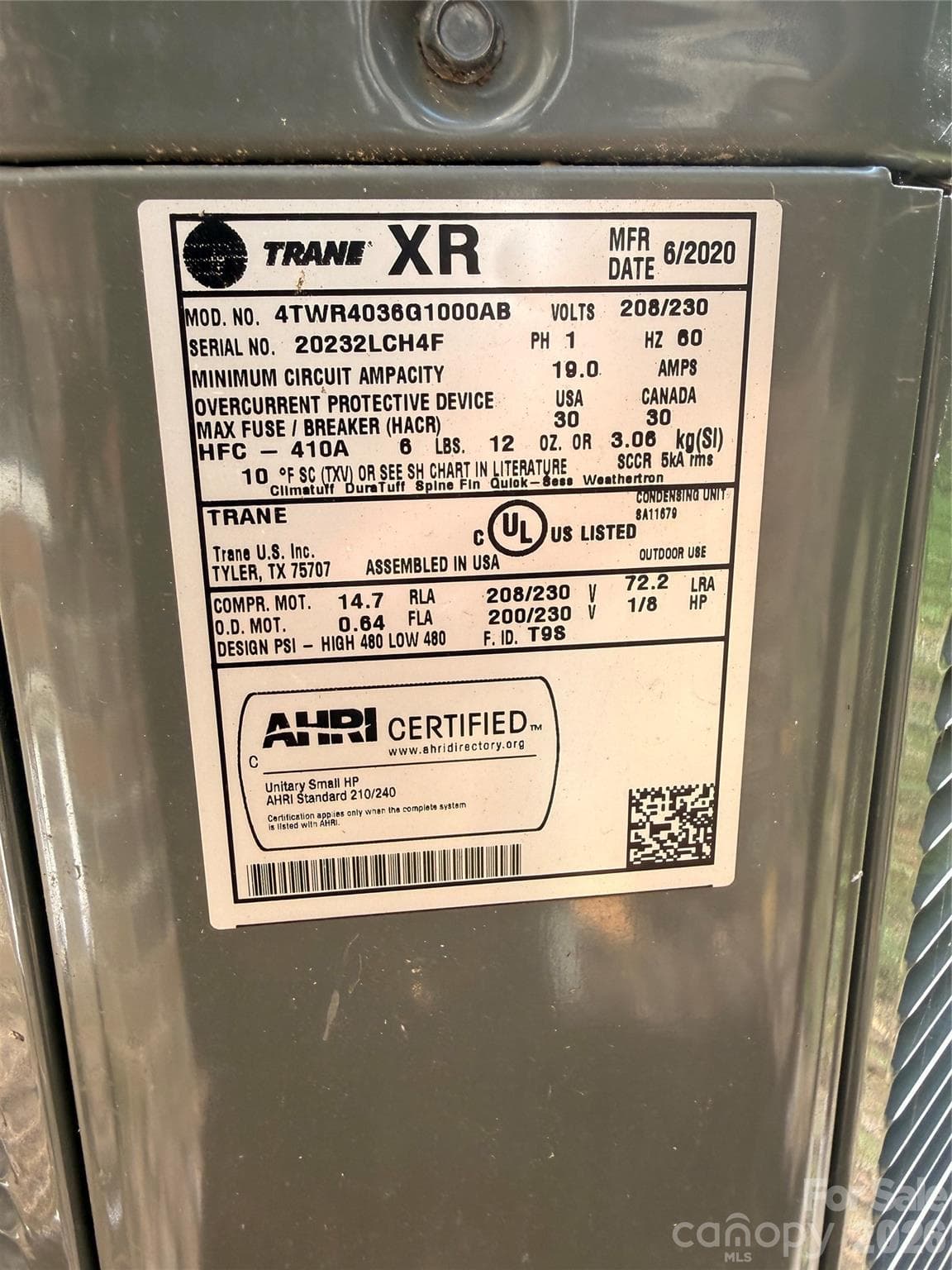 HVAC Unit - 25838 Lingerfelt Road, Albemarle