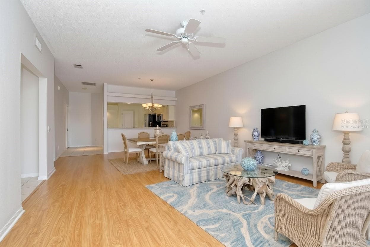 Living and Dining Rooms Virtually Staged - 5126 BLUE ASH AVE, SARASOTA