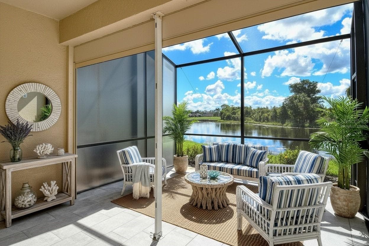 Lanai Virtually Staged - 5126 BLUE ASH AVE, SARASOTA