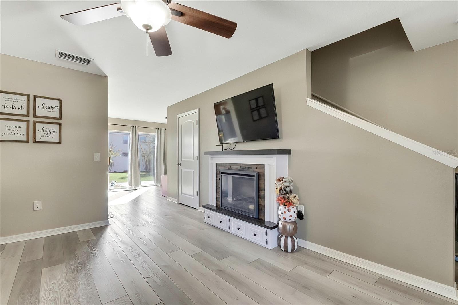 Living Room with fire place - 4166 SAND RIDGE BLVD, SPRING HILL