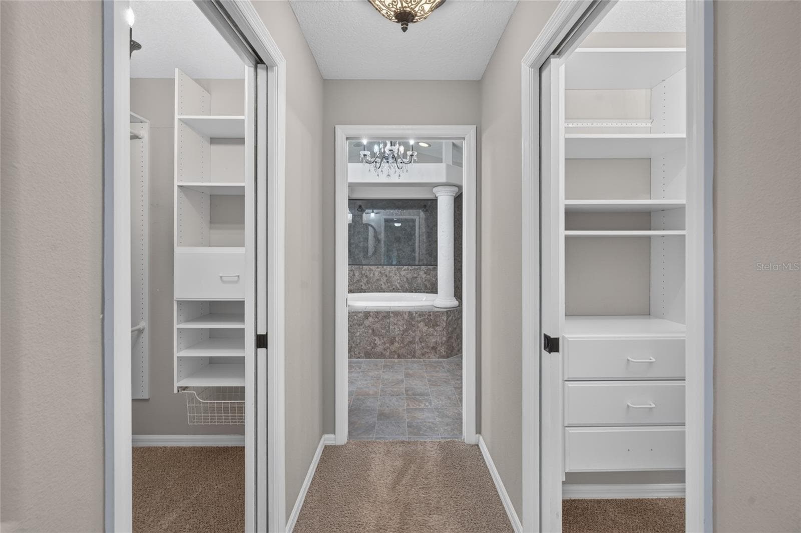 Dual walk in Closets with Organizer Systems - 5286 W YEARLING DR, BEVERLY HILLS