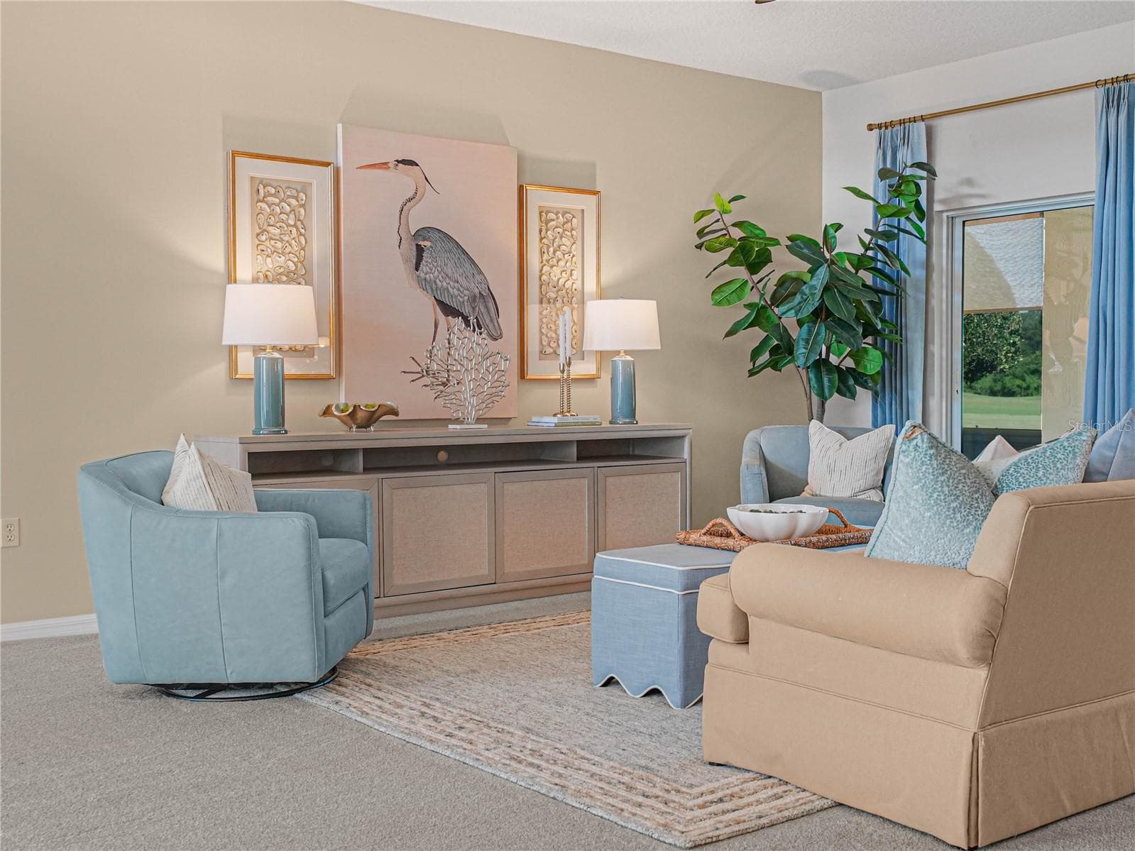 Living Room with Carpet - 4299 ASHTON CLUB DR, LAKE WALES