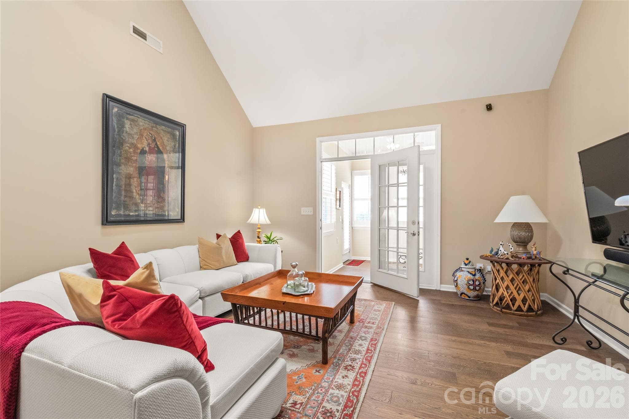 Integrated Security & Smart Access: Features Schlage smart keyless entry locks on garage and rear doors, wired smart security camera system, Nest front/rear cameras, and a smart thermostat. - 4780 Grier Farm Lane, Charlotte