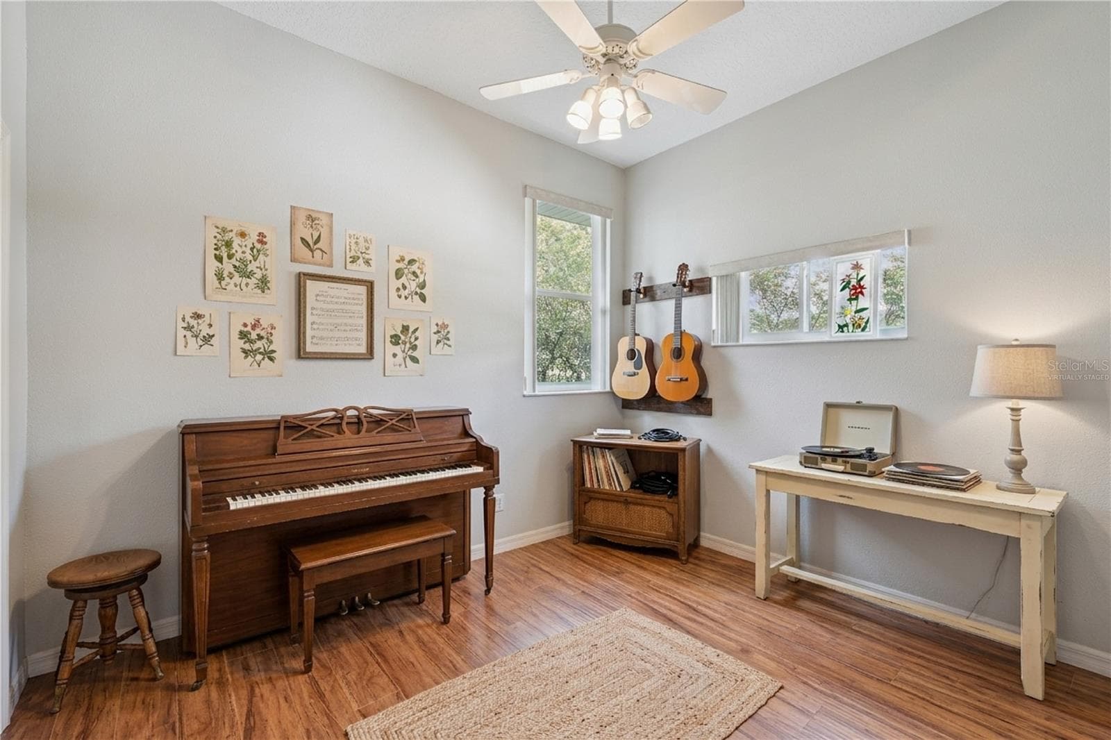 Bedroom 2 or music room! Virtually Staged - 21113 EDINBOROUGH PL, LEESBURG
